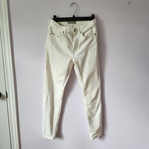 Everlane White High Rise Skinny Jeans